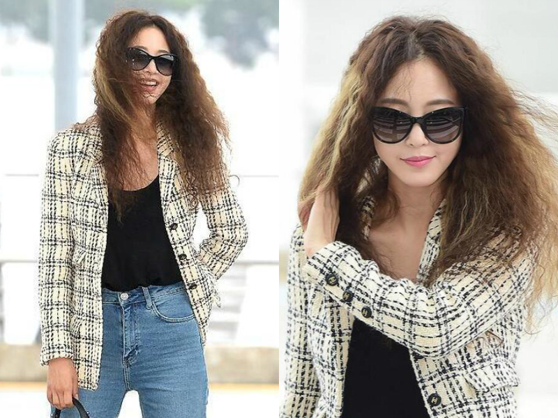 时尚潮流韩国明星长发发型图片来袭！