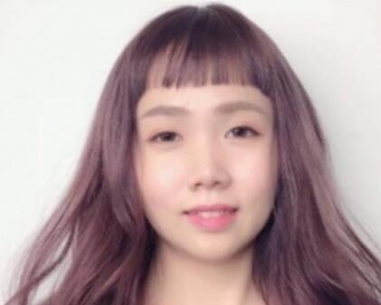 女生露眉毛的日系短刘海发型图片