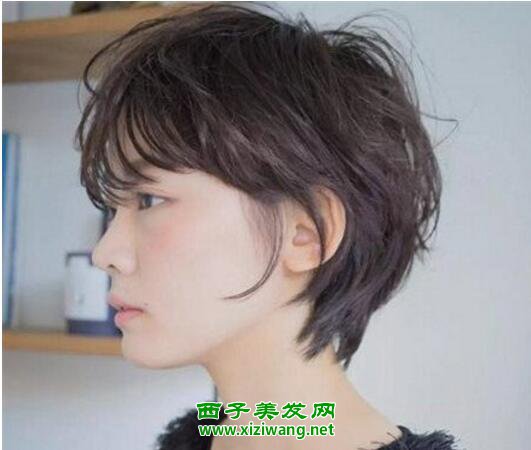 日系女生露耳卷发发型图片露耳卷发这样打理最迷人