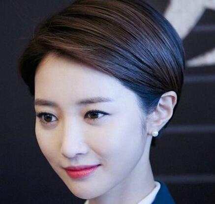 韩式露耳短发发型图片露耳短发这样扎很美