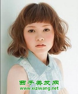 夏季超短齐刘海发型日系齐刘海可爱减龄