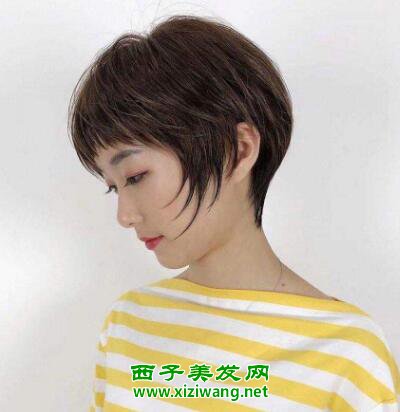 韩式露耳短发发型图片职场范十足的露耳短发适合夏季
