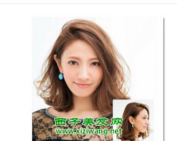 熟女侧分刘海发型造型优雅又有气质