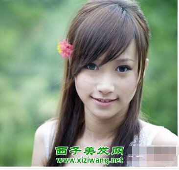 怎么扎斜刘海的发型五款女生斜刘海造型图片示范
