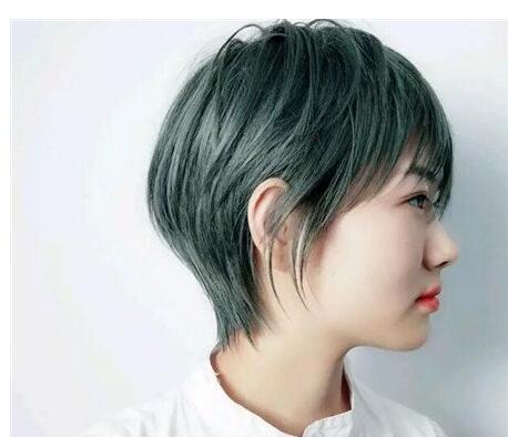 中性女生帅气短发发型图片示范中性短发如何扎