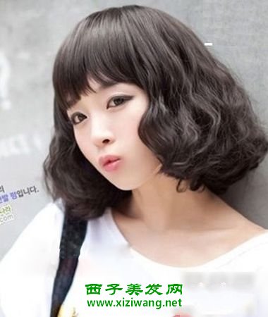 女生韩版可爱短发发型图片