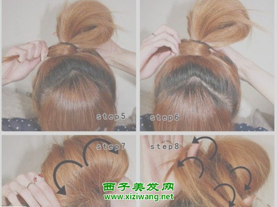 16岁女生梳短头发的方法图解