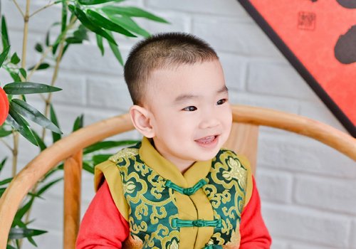 2022年男童小平头发型最新款look一两岁男宝宝简约可爱短发设计
