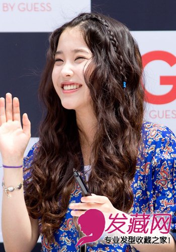 迷恋卷度明显的大卷发中美韩女星PK