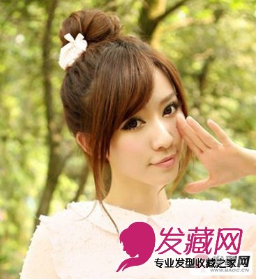 斜刘海发型图片8月最新时尚斜刘海发型图片